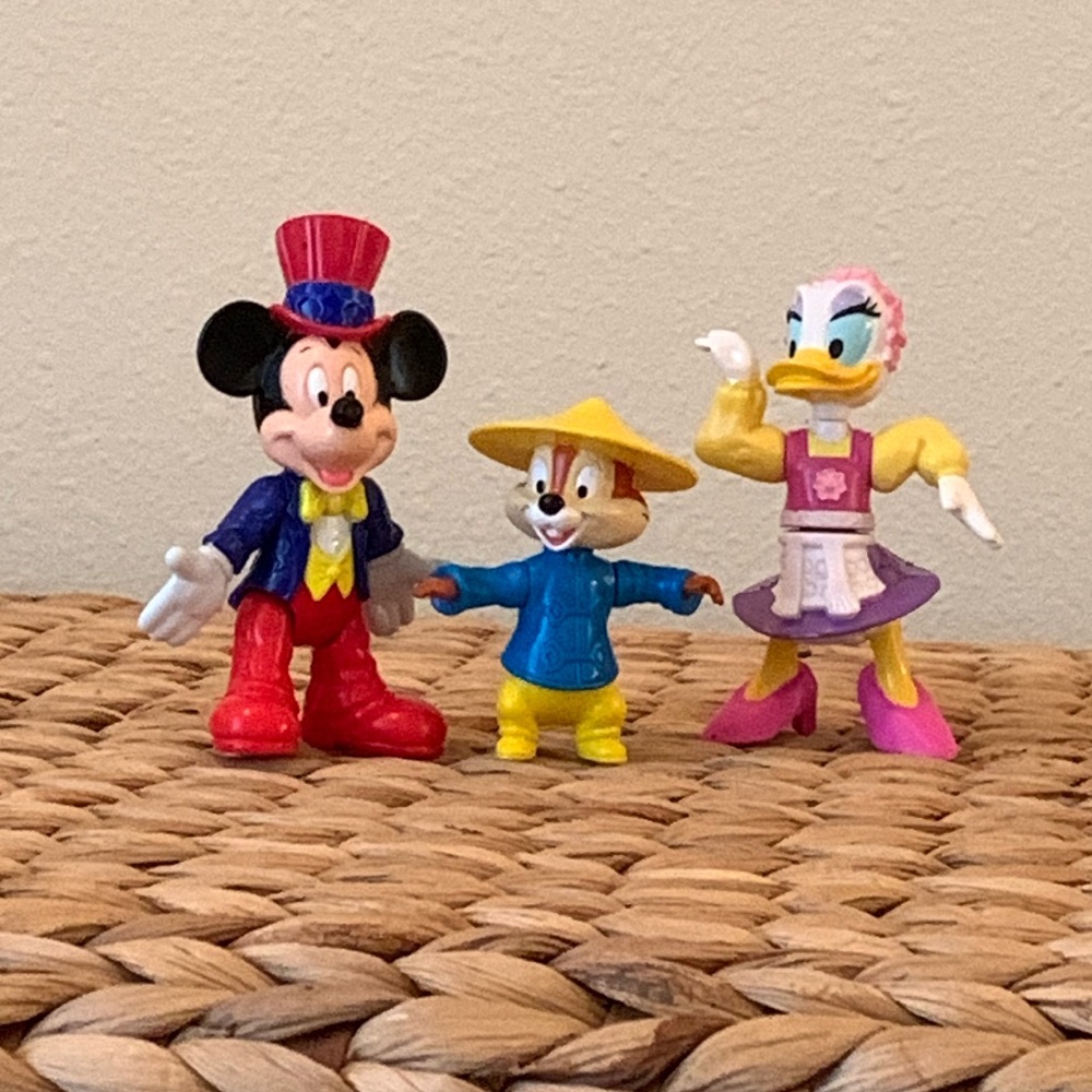 Vintage Mickey & Friends Epcot Adventure McDonald’s Happy Meal Toys, 1994